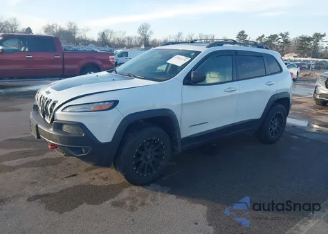 2014 Jeep Cherokee Trailhawk z USA, uszkodzony, nr VIN 1C4PJMBS1EW186055